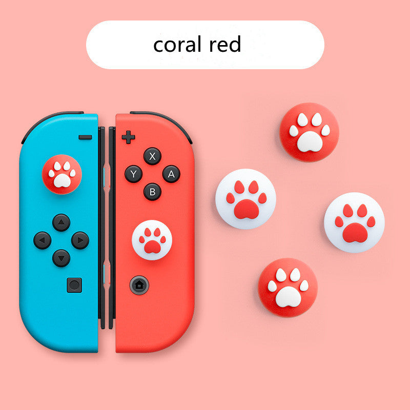 New 4 pieces cute For Nintendo Lite Rocker Cat Claw Key Accessories button attachments