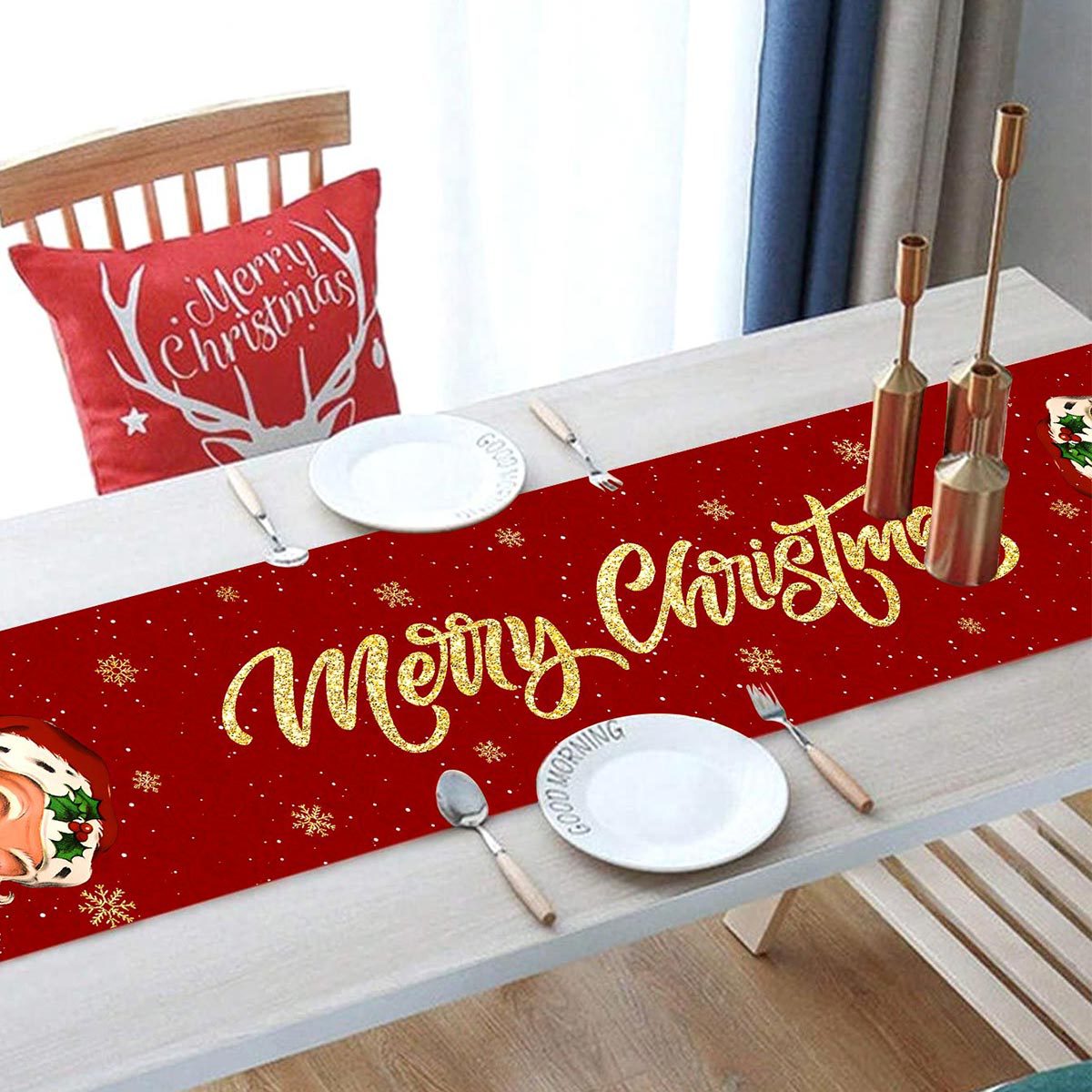 Table Flag Saint Restaurant Party Dining-table Decoration Christmas Atmosphere Table Flag