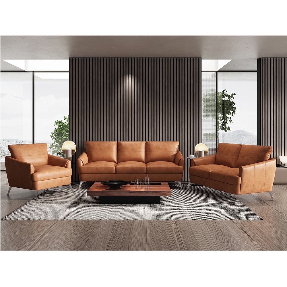 Safi - Chair - Cappuccino Leather