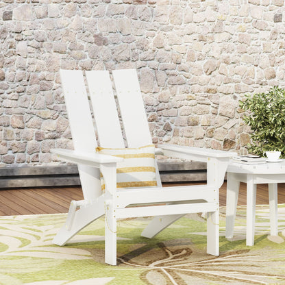 Aurascape Outdoor Comfort Foldable Adirondack Chair