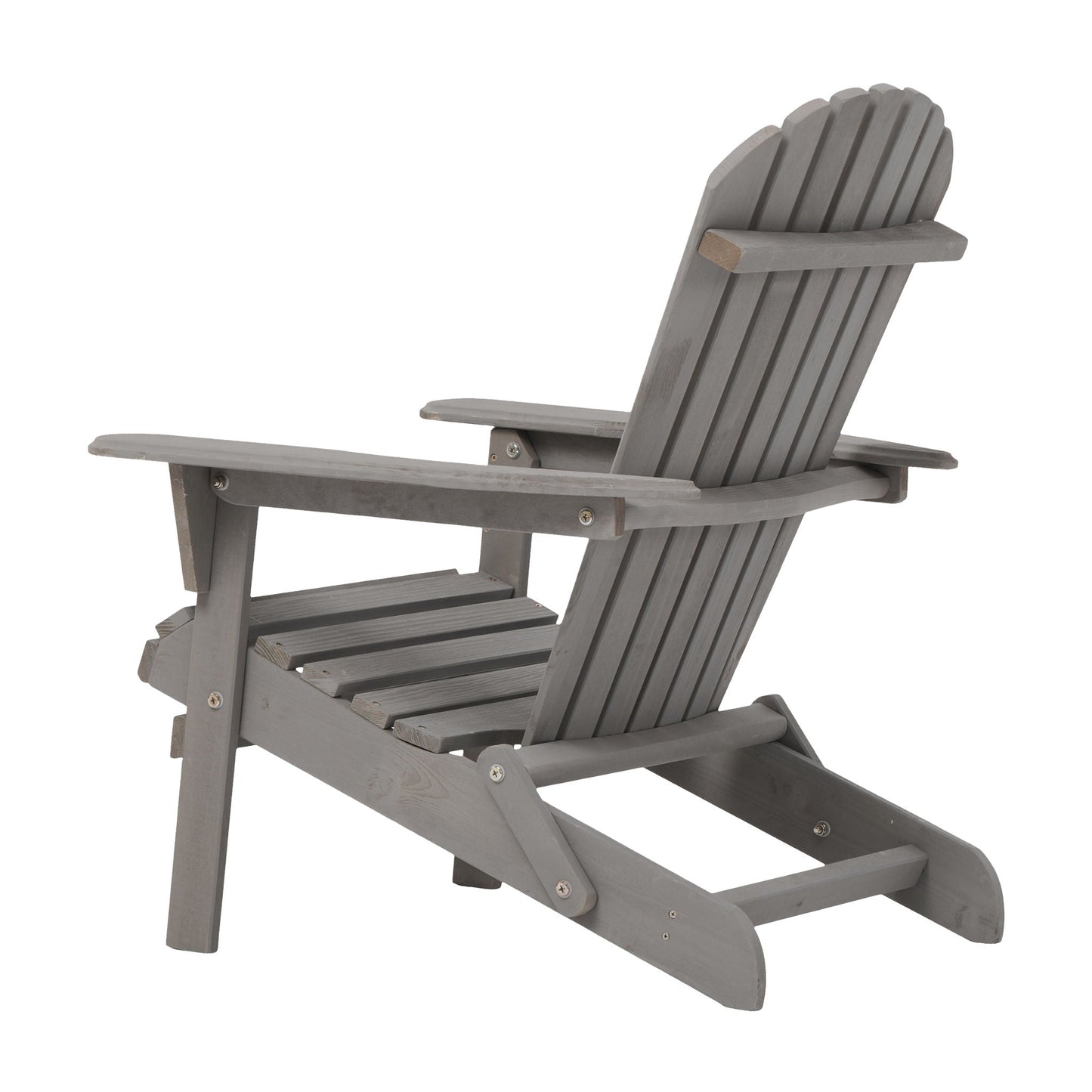 Oversize Outdoor Folding Adirondack Chair, Patio Chair For Garden