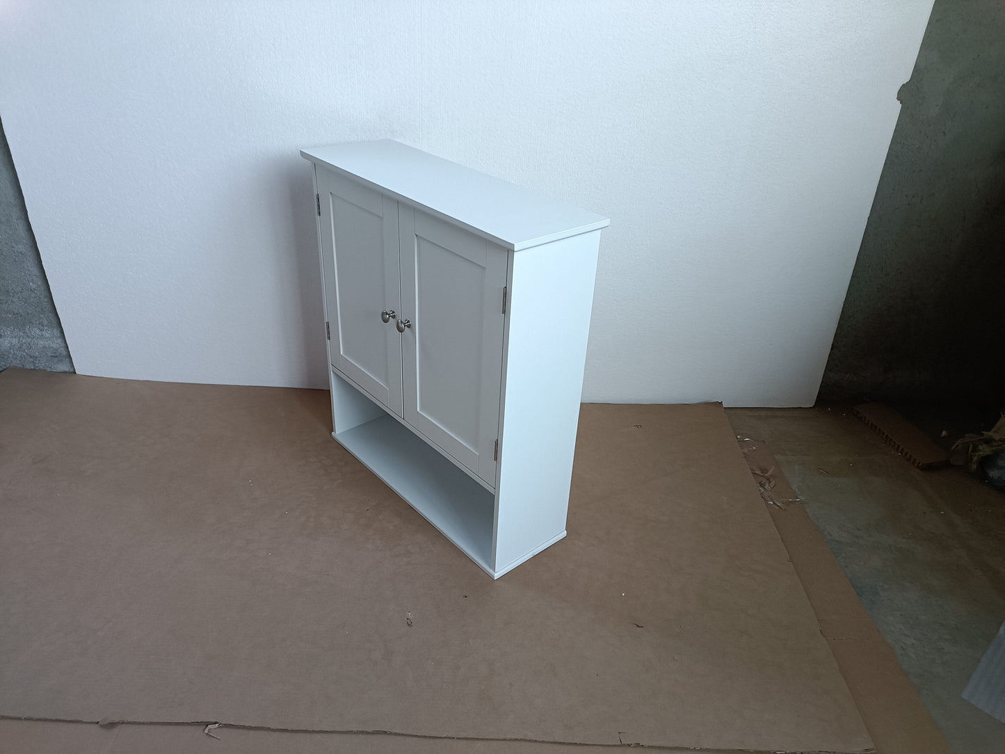 Bathroom Wall Cabinet with Door and Adjustable Shelves