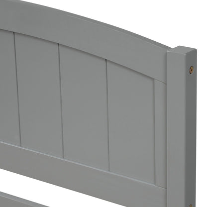 Platform Bed & Headboard, Footboard And Wood Slat Support