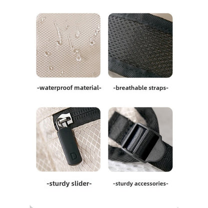Foldable backpack, simple large capacity travel backpack female, waterproof storage backpack purse, casual polyester clothing storage backpack purse lightweight