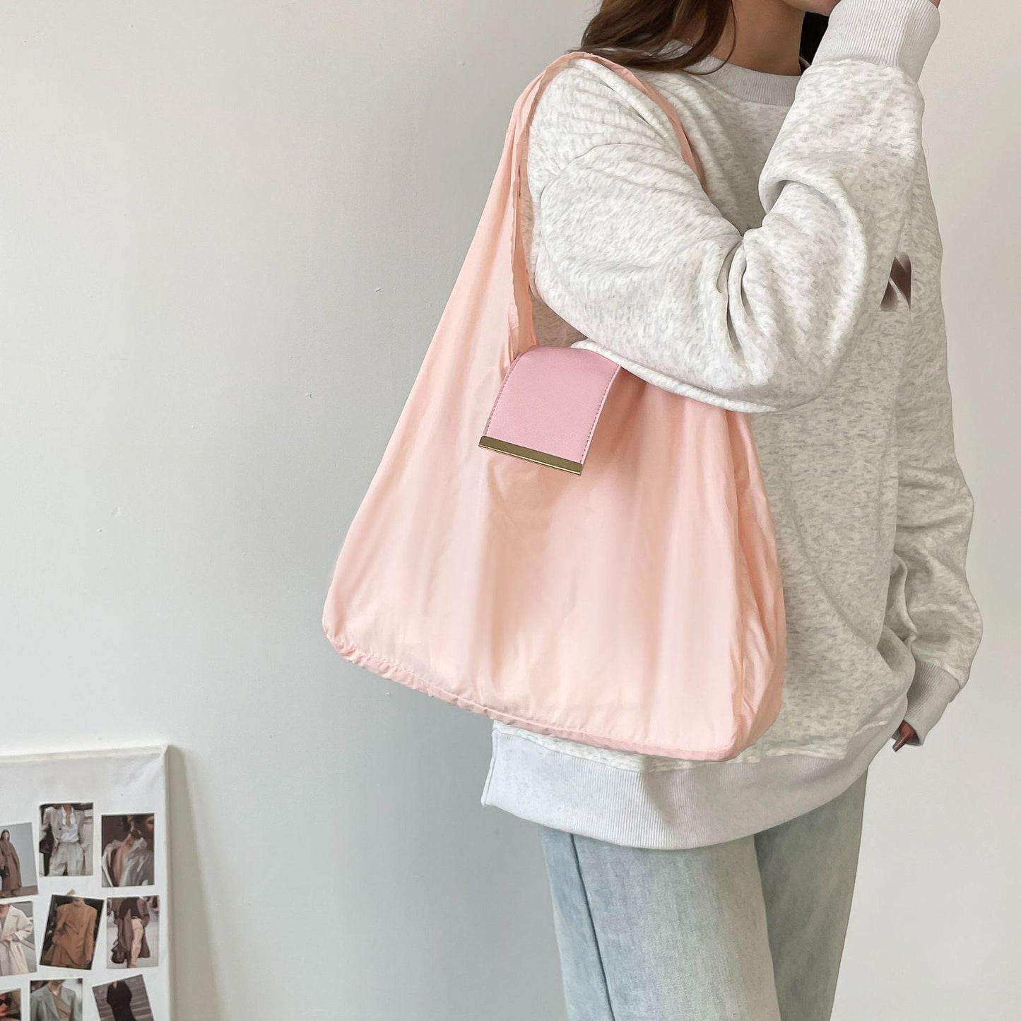 Storage Tote Bag Large-capacity Eco-friendly Shopping Bag