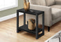 Accent Side Table Narrow Small 2-Tier Contemporary Modern