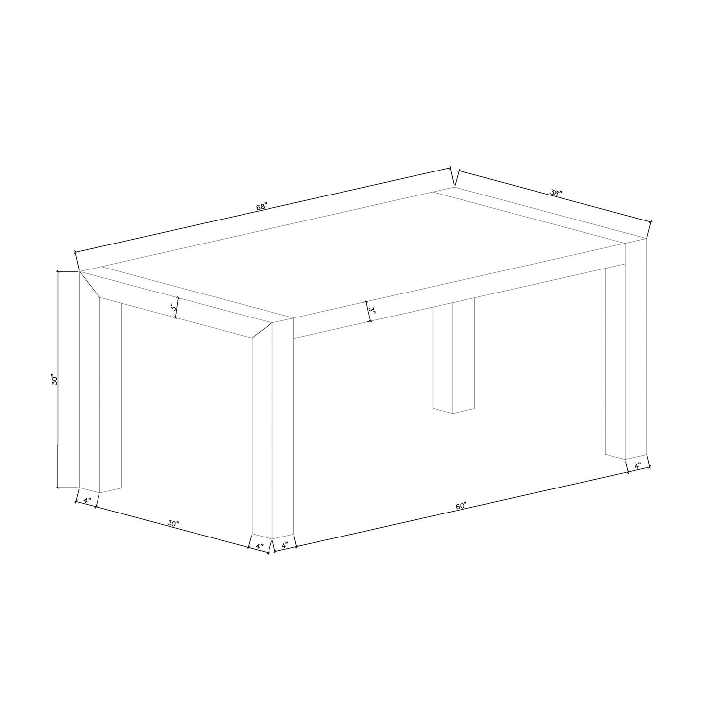 Dahiris - Dining Table - Black