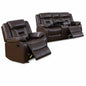 Living Room Set With Pillow Armrest And Tufted Backrest