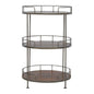 Round Butler Tray Table - Chestnut
