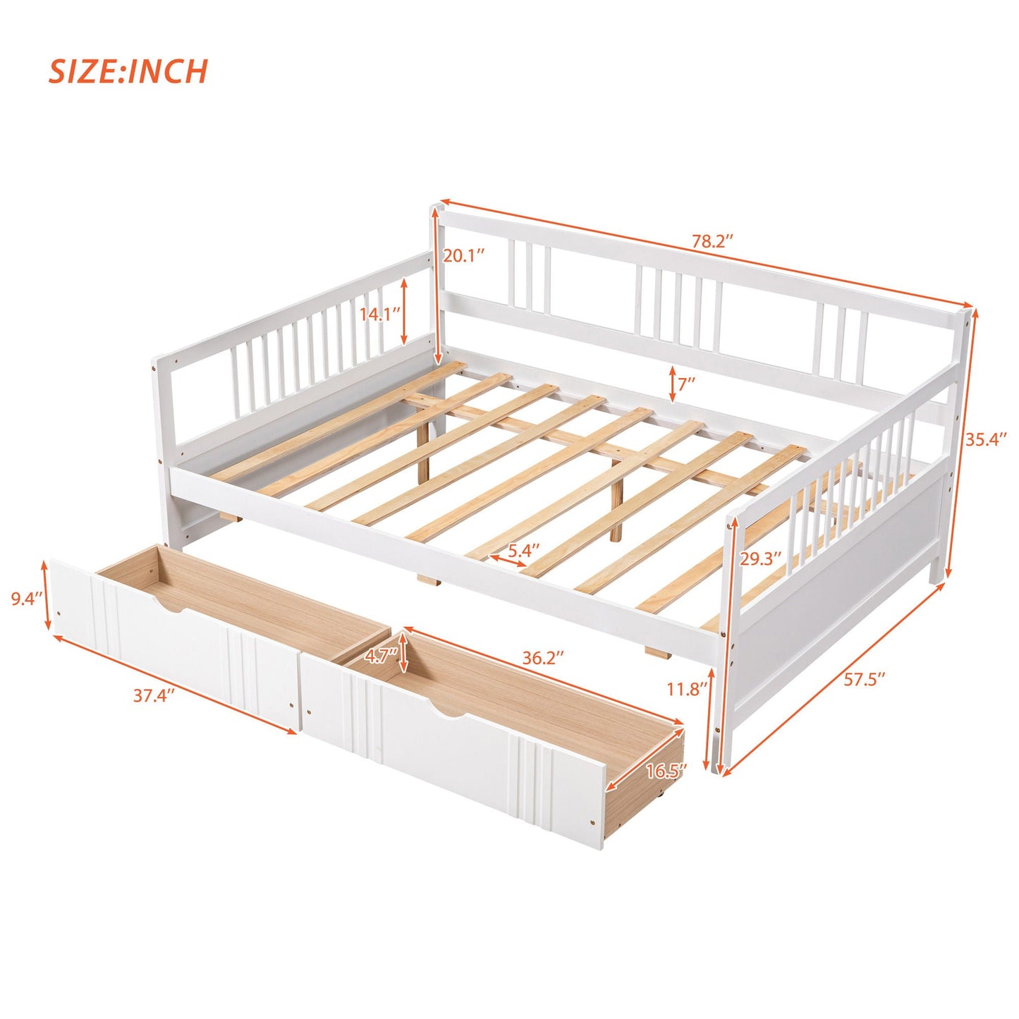 Multifunctional Modern Daybed