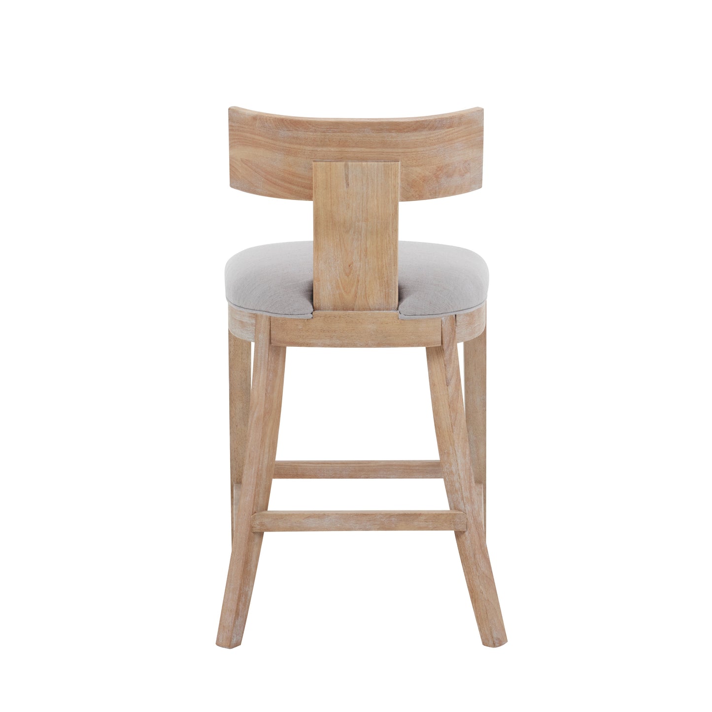 27" Counter Stools Set of 2, Upholstered Counter Height Bar Stools