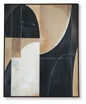 Ewanford - Wall Art - Black / Brown / Tan