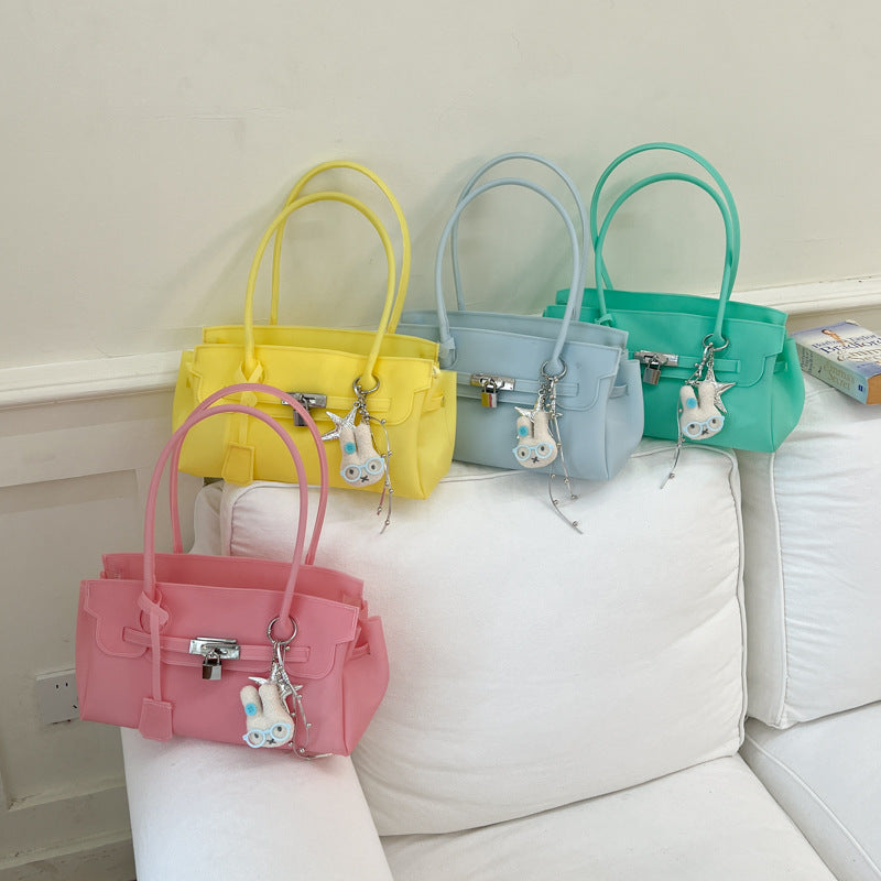 Korean-style Casual Transparent Jelly Bag