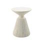 Duane - Fiber Concrete Accent Table - White