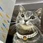 Cat Pearl Necklace Pet Collar
