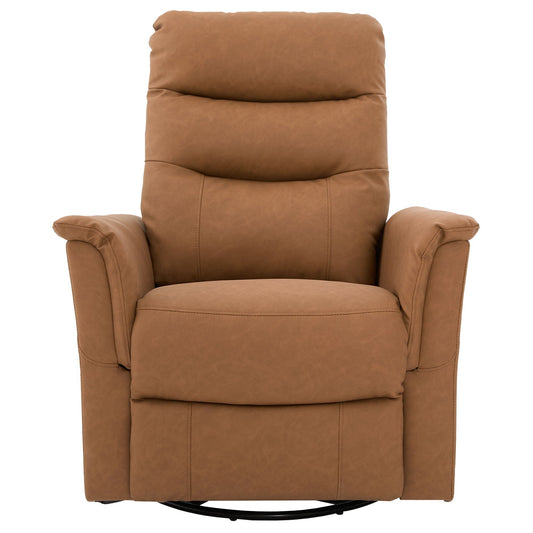 Manual Recliner Chair With 8-Point Massage and Swivel Function