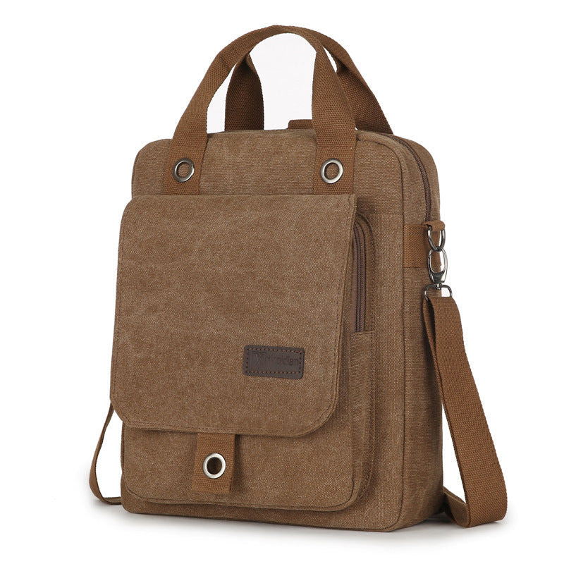 Canvas Trendy Casual Laptop Backpack