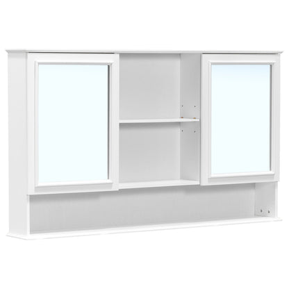 Double Sink Bathroom Vanity Set with Wall Mount Mirror Cabinet
