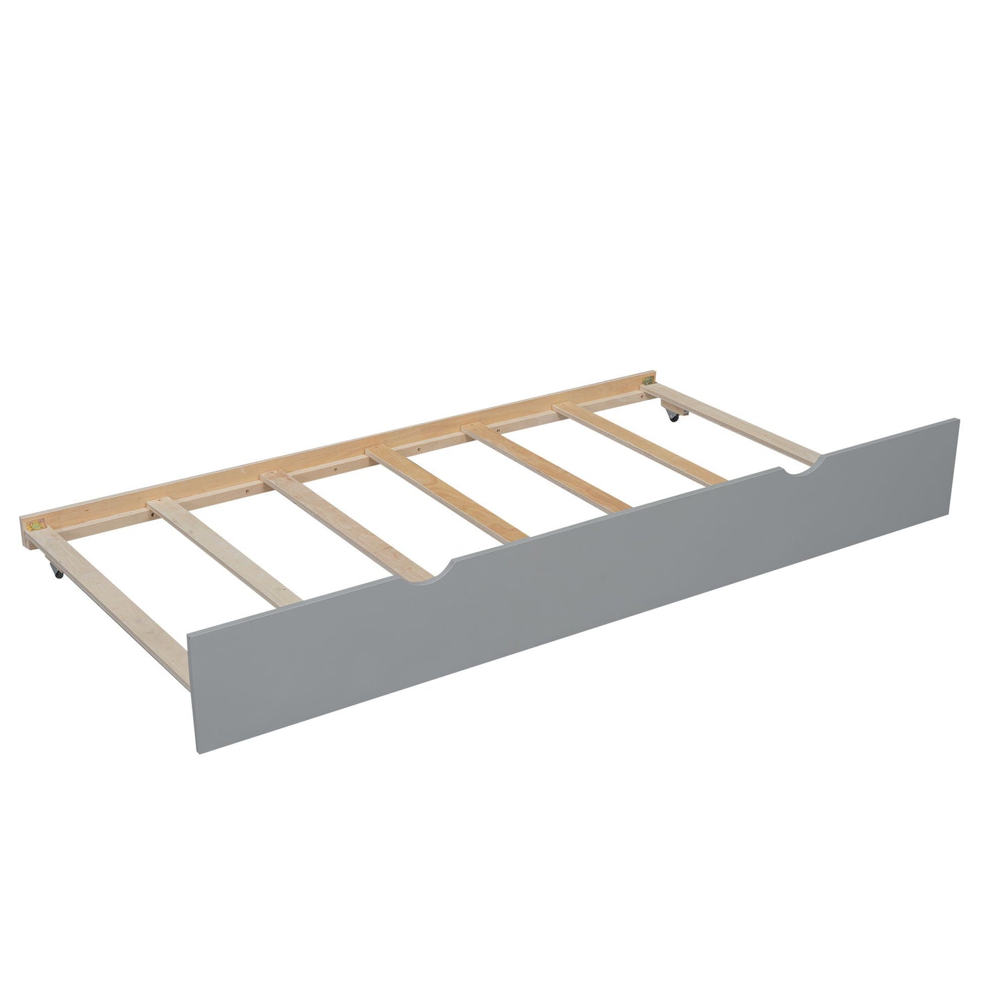 Bunk Bed With Ladder And Safety Guardrail