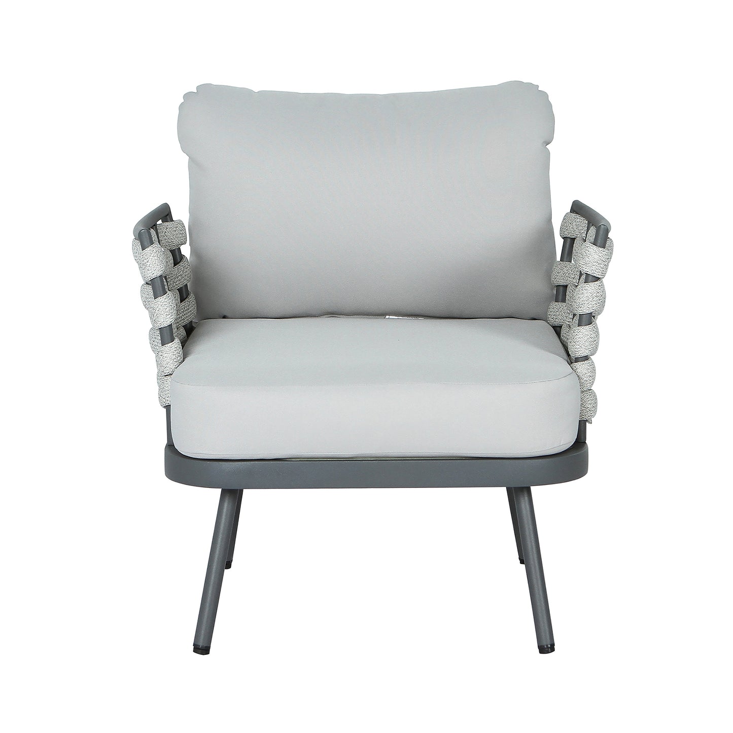 Mariano Steel 4-Pieces Conversation Set
