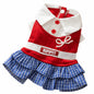 Formal Pet Dress With School Style Ruffles For Dogs And Cats