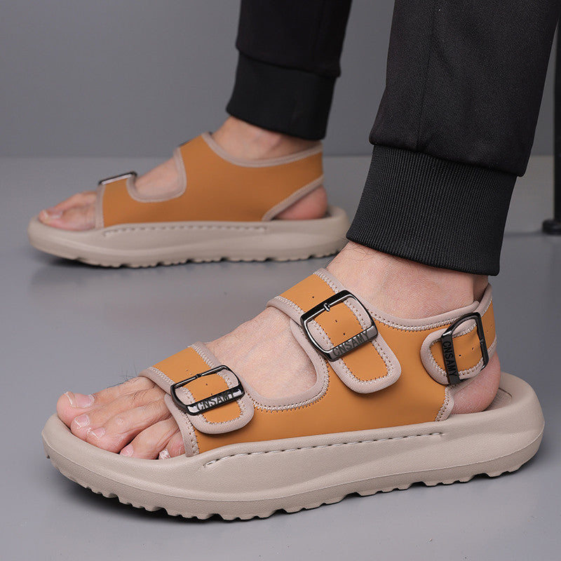 Lightweight Foam Sole Trendy Casual Non-slip Handmade Sandals