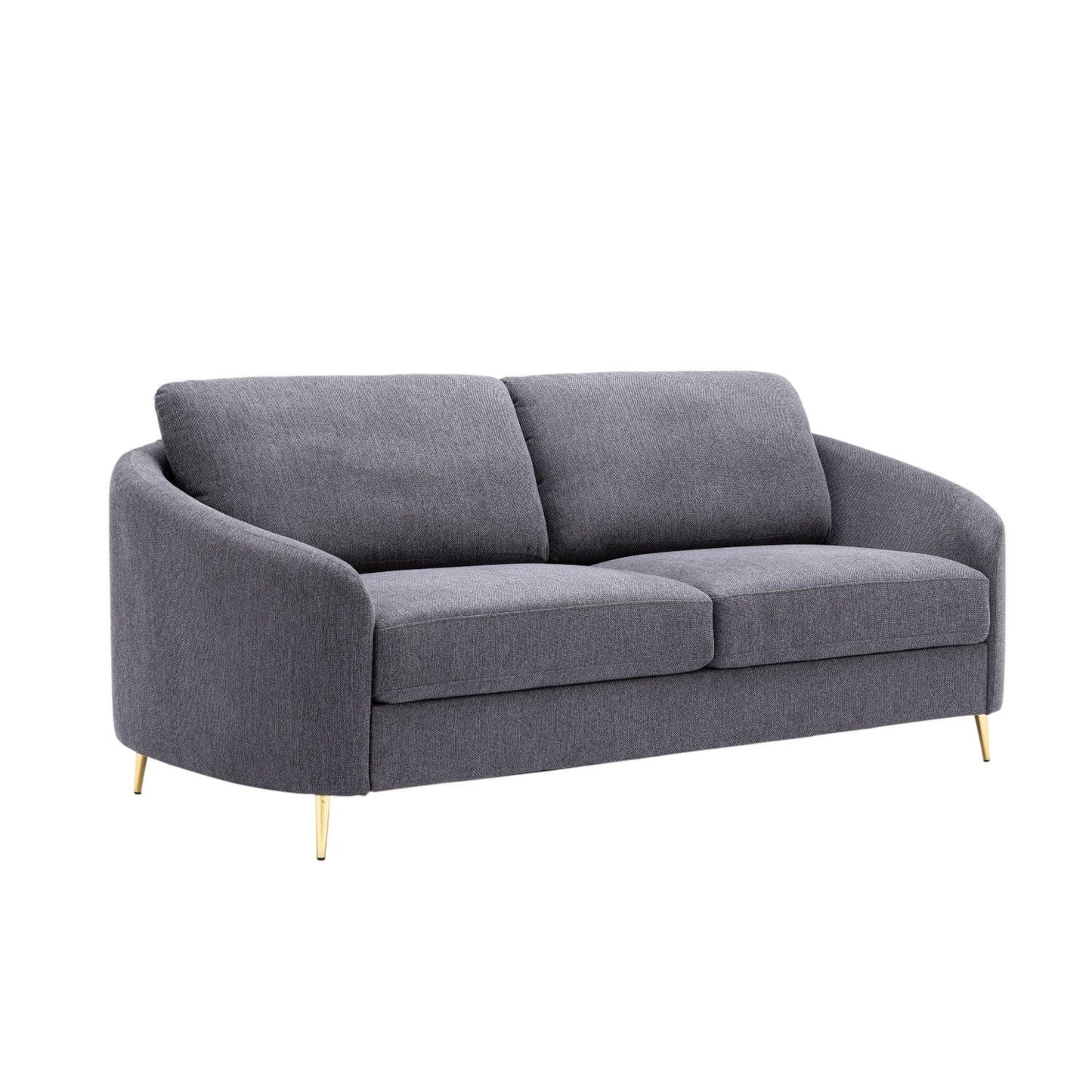 Yuina Linen Sofa in Gray