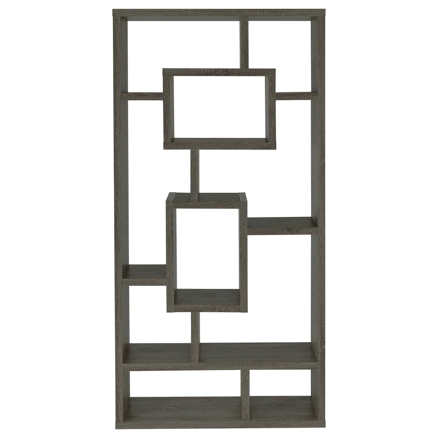 10 Shelf Open Back Bookcase