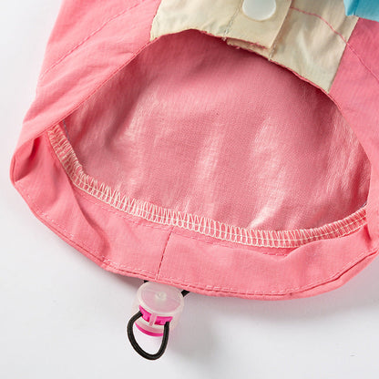 Pet Hoodie And Belt Loop - Fashionable Color Block Dog Sweatshirt For Small And Medium-sized Dogs