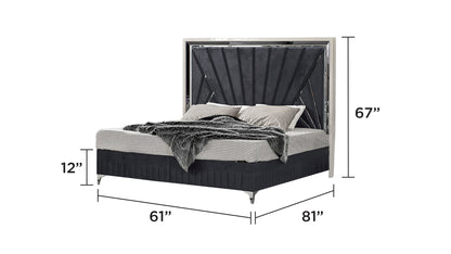 Lavita Modern & Contemporary 5 Pc Queen Upholstered Bedroom Set