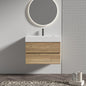 Grace 30 Rough Oak Wall-Mounted Bathroom Vanity