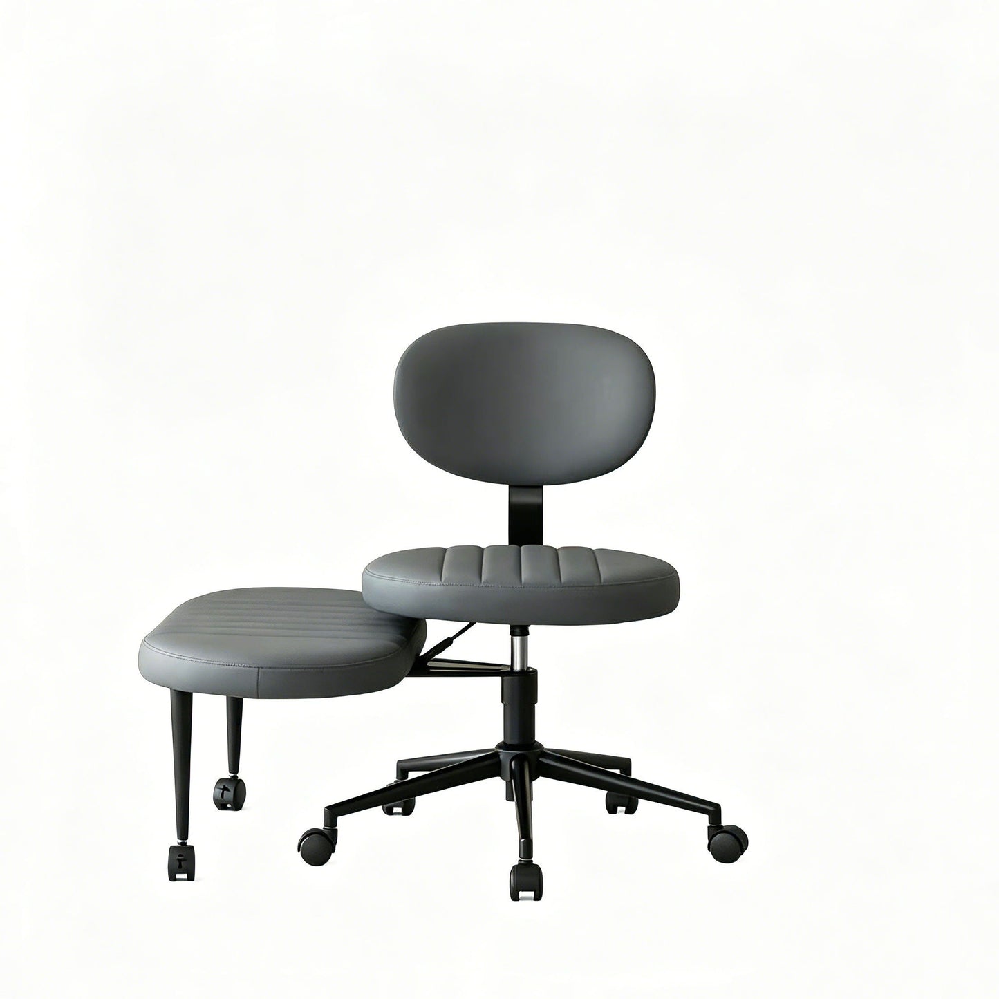 Ergonomic Cross Legged Office Chair With Back Support