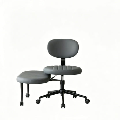 Ergonomic Cross Legged Office Chair With Back Support