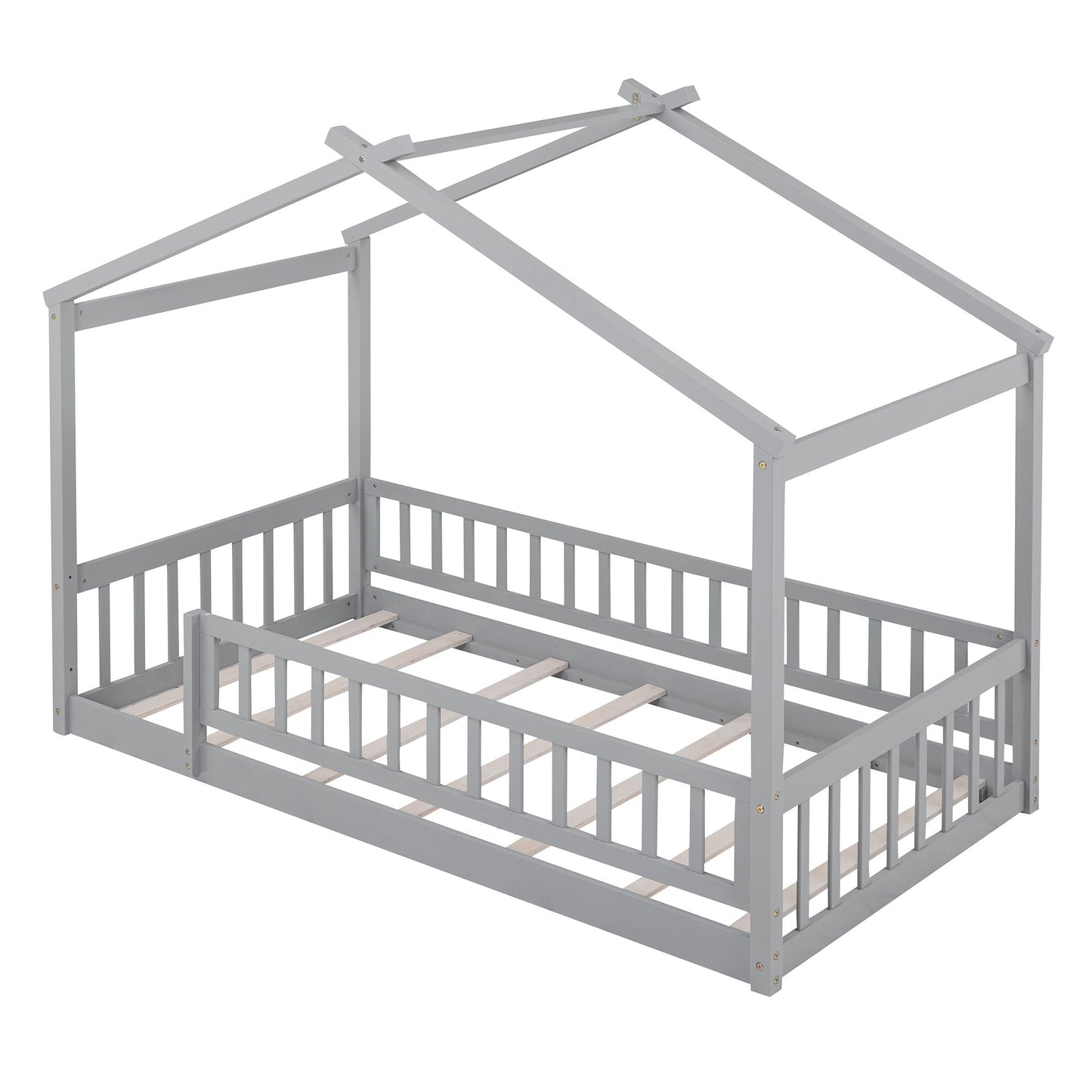 Bed House Bed Frame With Fence