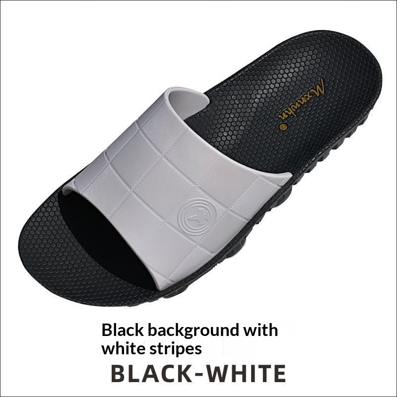 Mens Non-absorbent Rubber-soled Casual Slippers