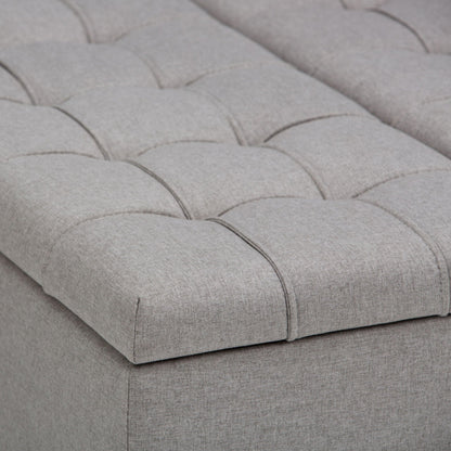Harrison - Upholstered Coffee Table Storage Ottoman