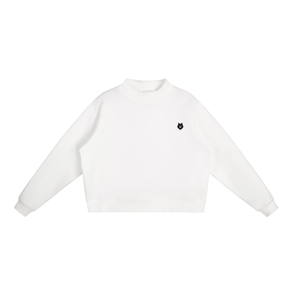 Loki & Ivy Essential Women's Fleece Mock-Neck Crew Sweatshirt