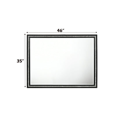 Haiden Weathered Mirror Black