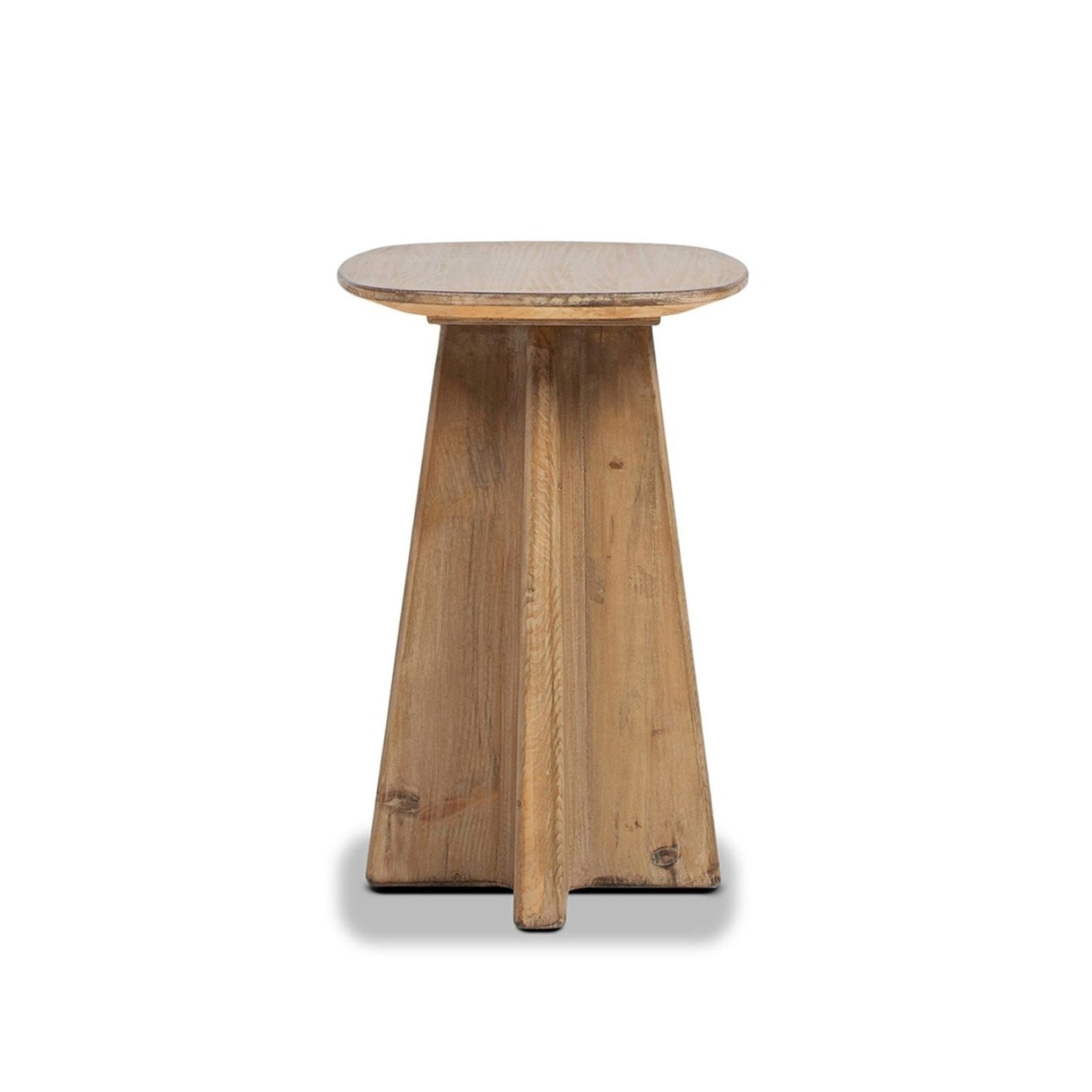 Clarence - Rectangular End Table - Antique Brown
