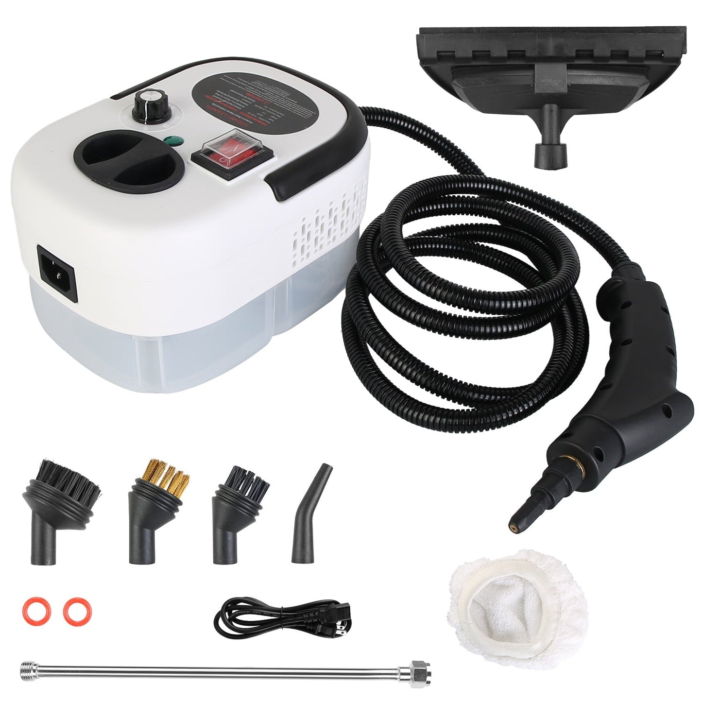 2500W Handheld Steamer Cleaner Multifunctional Little Steamer Powerful High Temp Steam Clean Machine for Cleaning Car Detailing Couch Floor Tile Micro