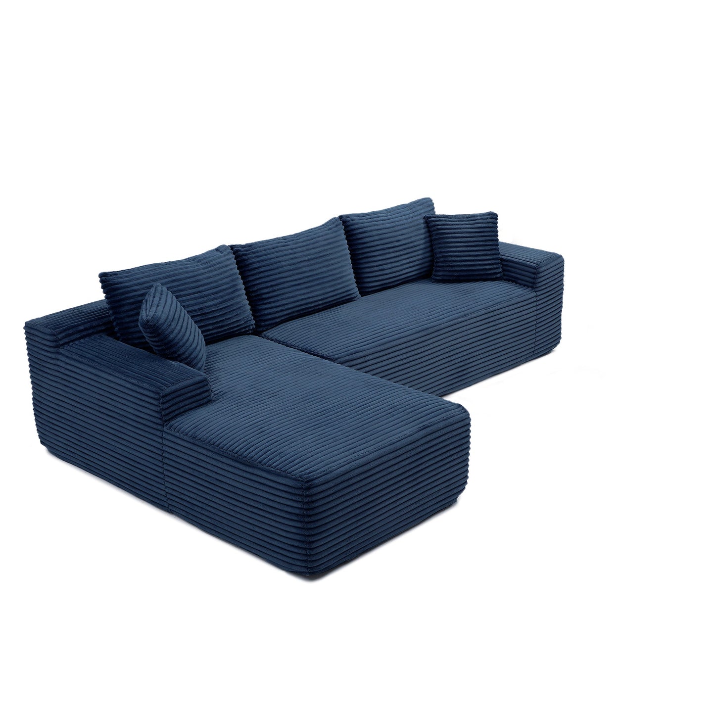 105'' Modular Sectional Sofa with Deep Seat and Chaise