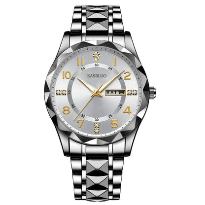 Men's Dual Calendar Fashion Waterproof Luminous Quartz Watch