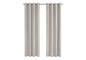 2 Pieces Set, Curtain Panel, Room Darkening, Grommet, Contemporary & Modern