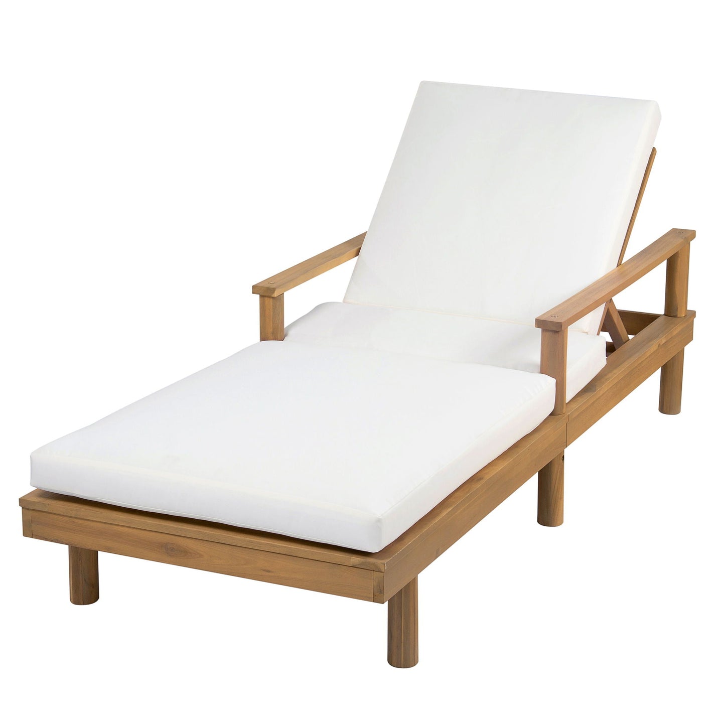 5 Position Adjustable Outdoor Chaise Lounge