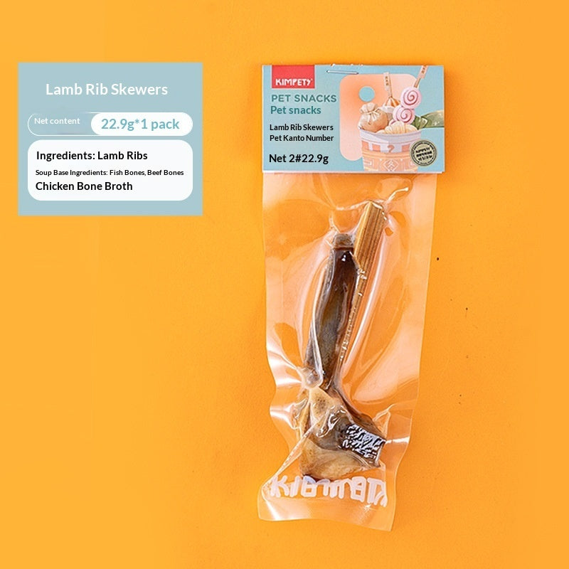New Pet Treats Dried Meat Skewers Oden Sticks