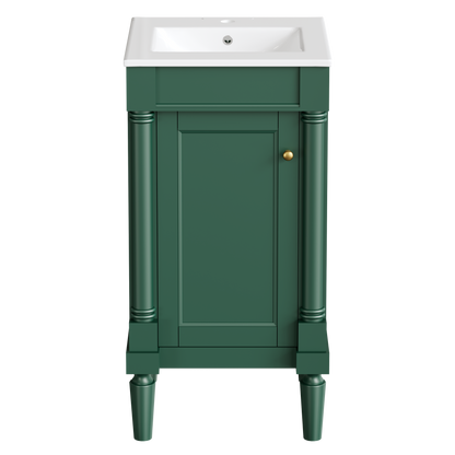 18" French Style Bathroom Cabinet with Storage