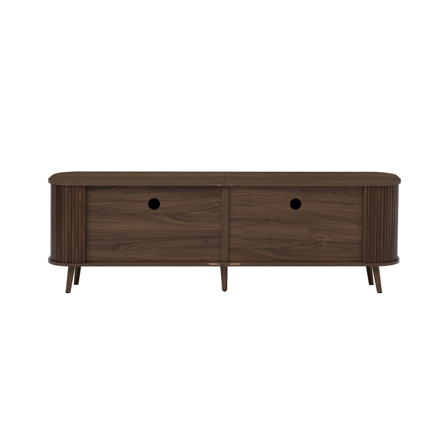 70" TV Stand, Media Center With Ample Storage - Dark Brown
