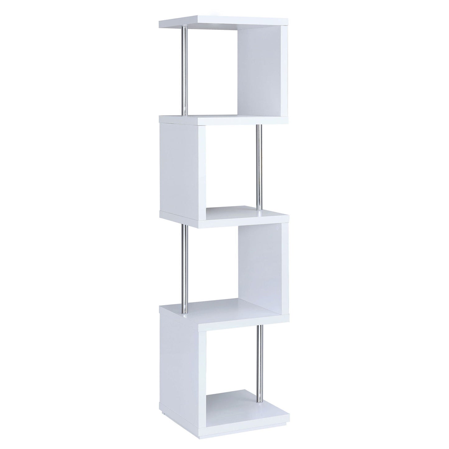 4 Tier Bookcase With Accents