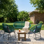 Nusa Outdoor Patio Wicker 3-Piece Chat Set