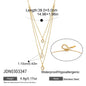 Layered Zircon Pendant Necklace